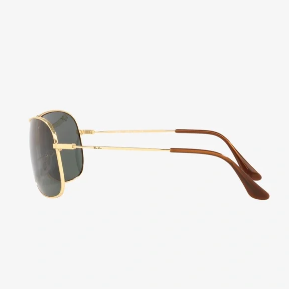✨NWT✨ RAY-BAN Unisex Metal Aviator Sunglasses Arista Gold Frame Green Lenses